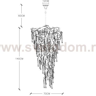 Подвесной светильник Divinare 3150/16 SP-15 SALICE