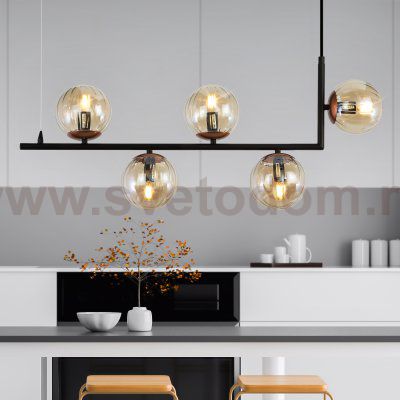 Люстра Rivoli Ulrike 3171-205 5 * Е14 40 Вт модерн