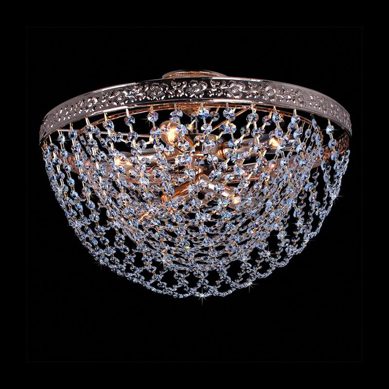 Люстра Eurosvet 3172/6  золото/прозрачный хрусталь  Strotskis