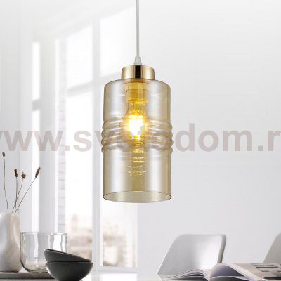 Светильник подвесной (подвес) Rivoli Lanna 3174-201 1 х Е27 40 Вт модерн потолочный