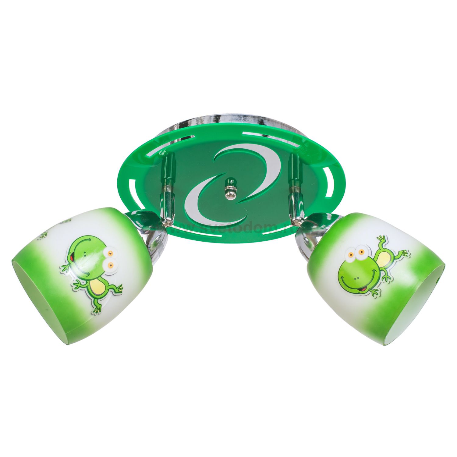 Детский светильник Экономсвет 3182/2CR WT+GN