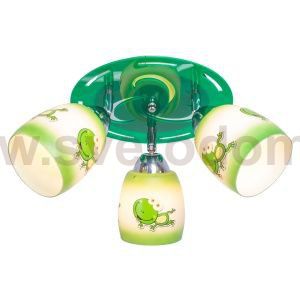 Детский светильник Экономсвет 3182/3CR WT+GN