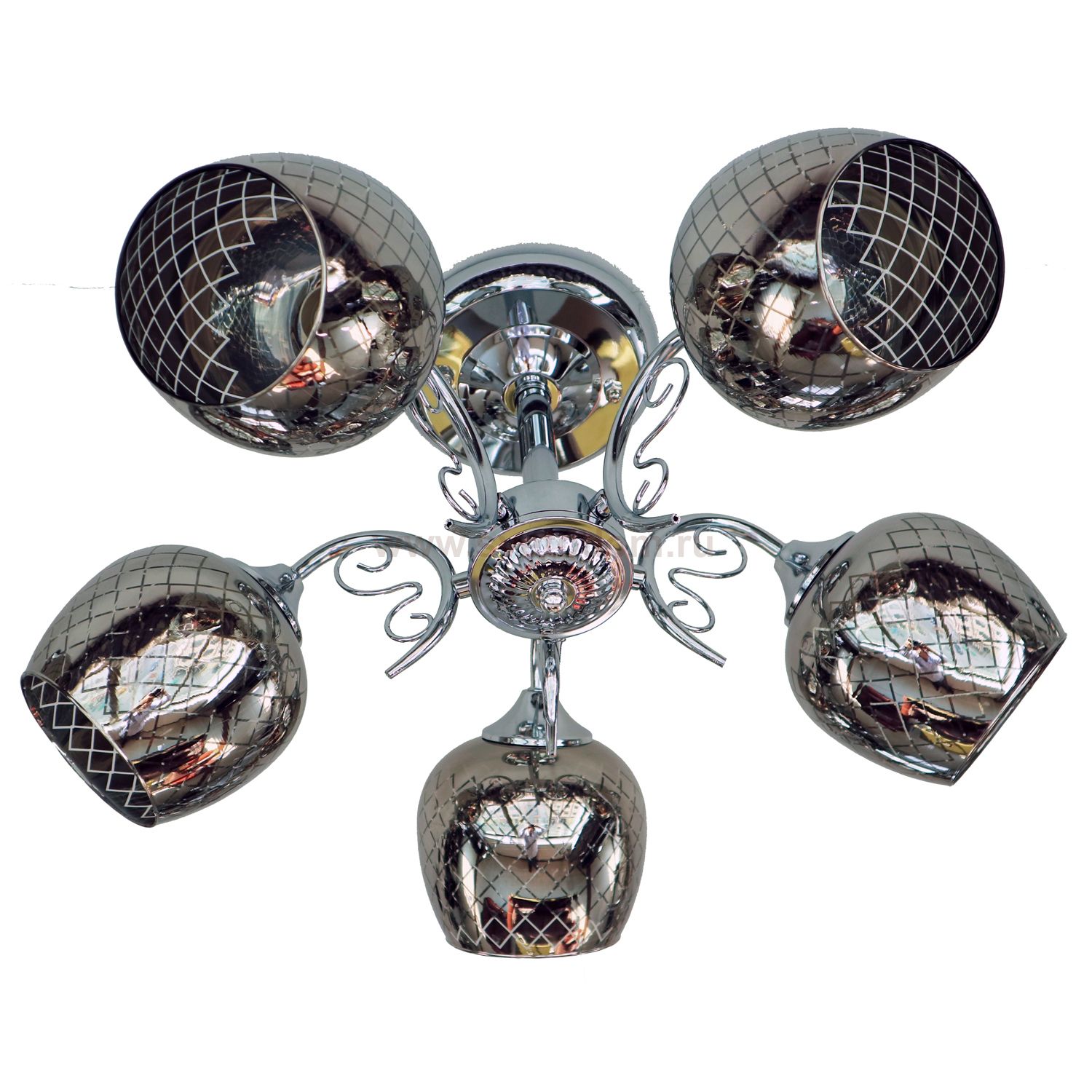 Люстра современная Экономсвет 31885/5CR CR