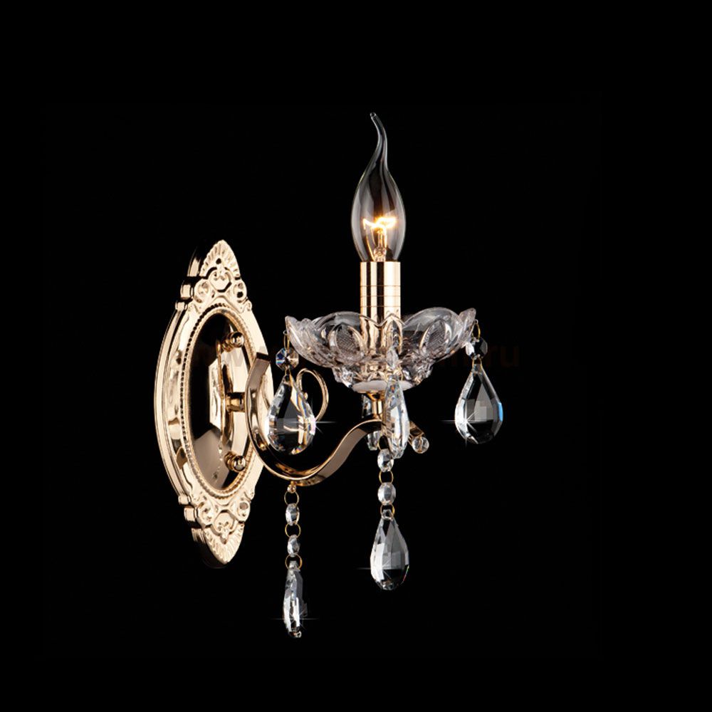 Светильник Eurosvet 3188/1 золото/прозрачный хрусталь