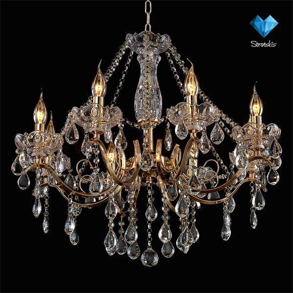 Люстра хрустальная Eurosvet 3188/8 золото