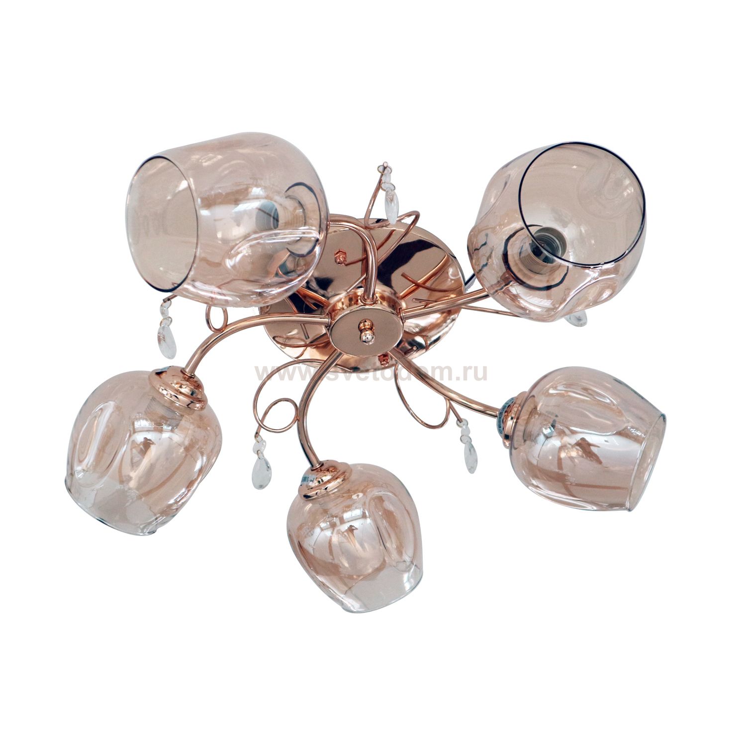 Люстра современная Экономсвет 31950/5FGD AMB