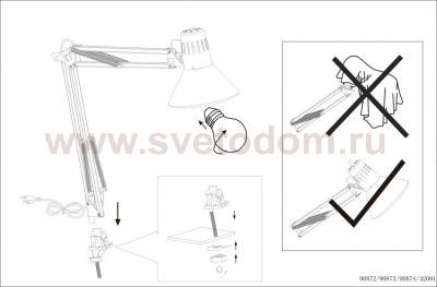 Настольная лампа для офиса Eglo 32091 FIRMO