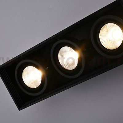Встраиваемый Светодиодный Светильник Lumo L3 Black 4000 By Imperiumloft
