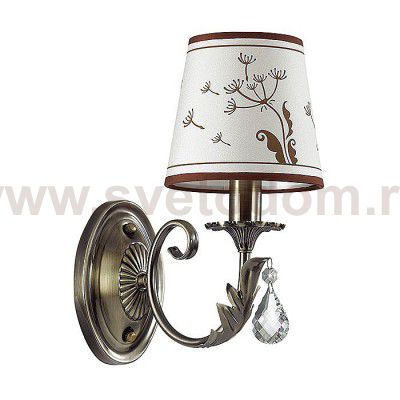 Светильник настенный бра Odeon light 3220/1W GABINNA