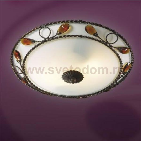 Светильник Сонекс 3220 белый/коричневый Lio