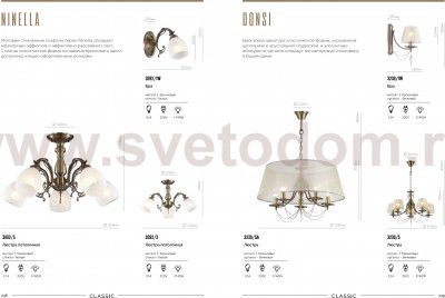 Светильник настенный бра Lumion 3230/1W DONSI