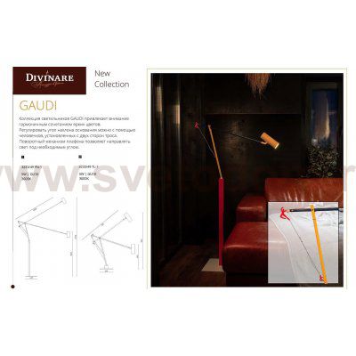 Офисная настольная лампа Divinare GAUDI 3233/49 TL-1