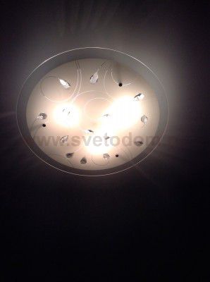 Светильник Сонекс 3233 Vesa белый/хрусталь