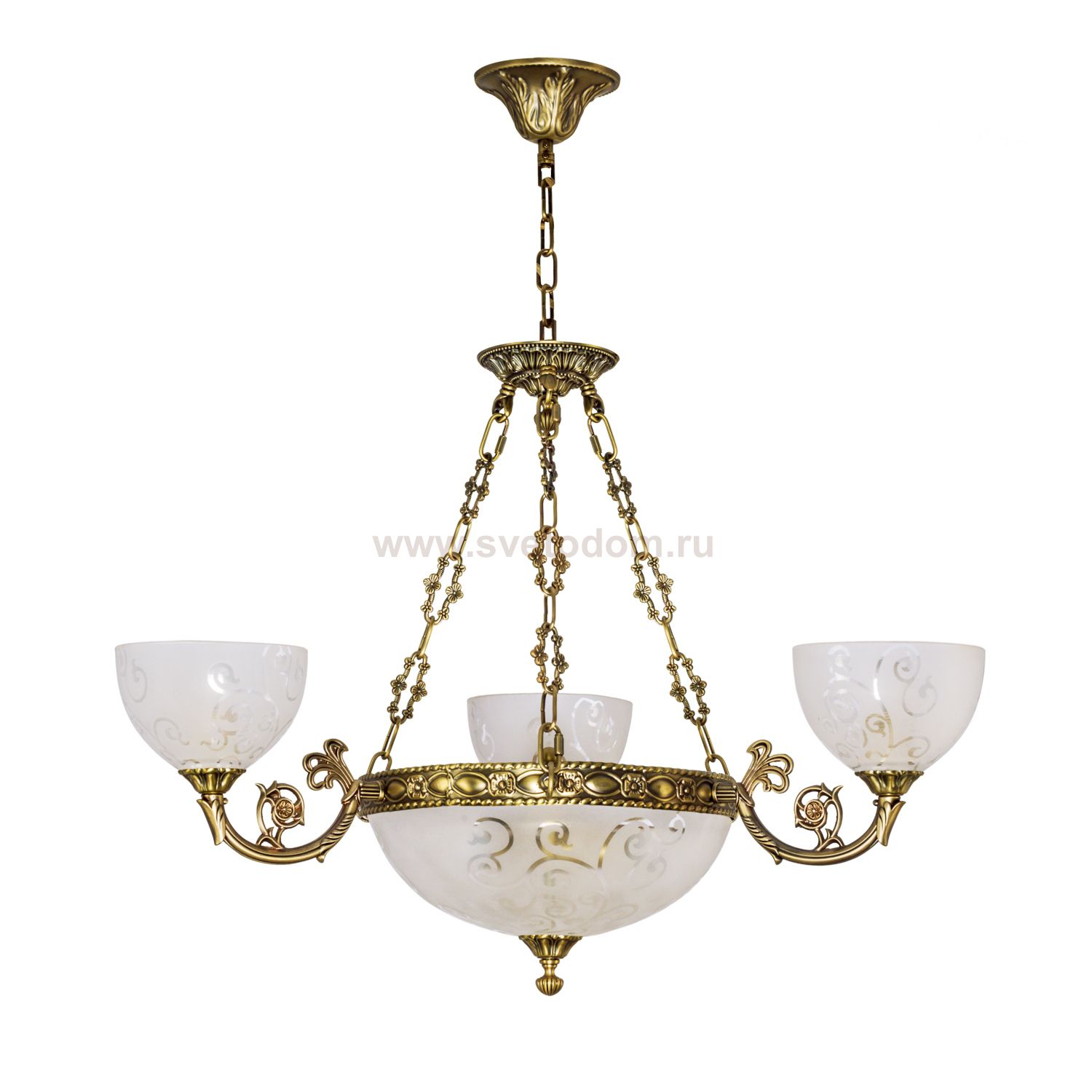 Люстра классическая Экономсвет 32358/3+3ABP WT