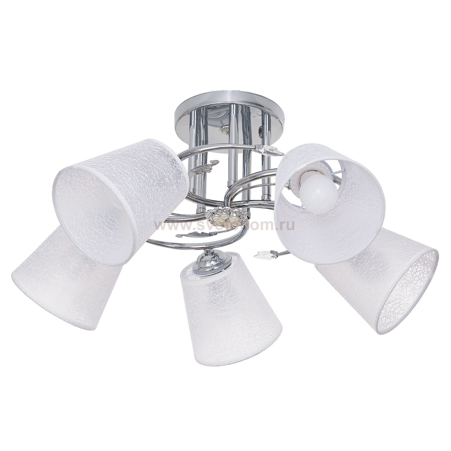 Потолочный светильник Экономсвет 3262/5CR WT