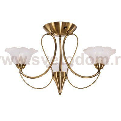 Люстра классическая Экономсвет 32725/3AB WT+CL
