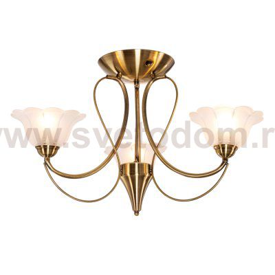 Люстра классическая Экономсвет 32725/3AB WT+CL