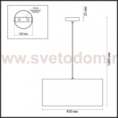 Светильник подвесной Odeon light 3280/3A FEMINA