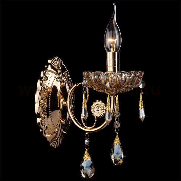 Светильник бра хрустальный Eurosvet 3290/1 золото