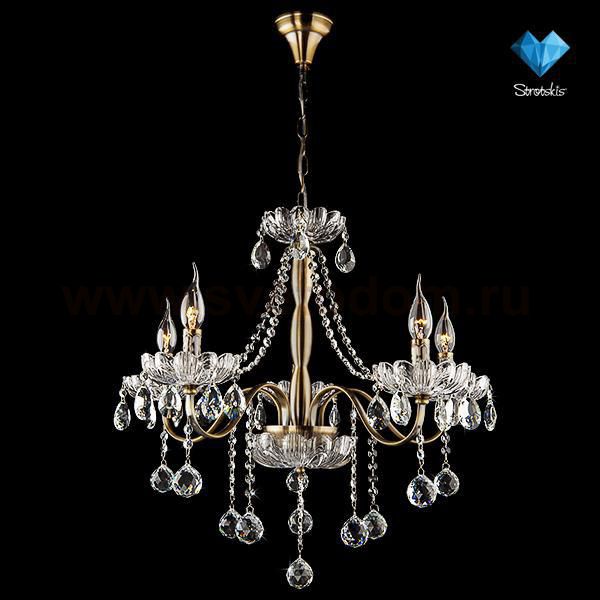 Люстра Eurosvet 3301/5 античная бронза