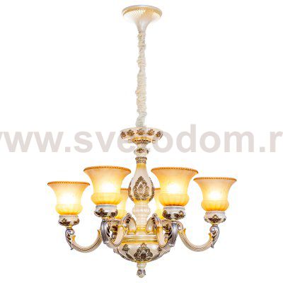 Люстра классическая Экономсвет 33056/6WT WT