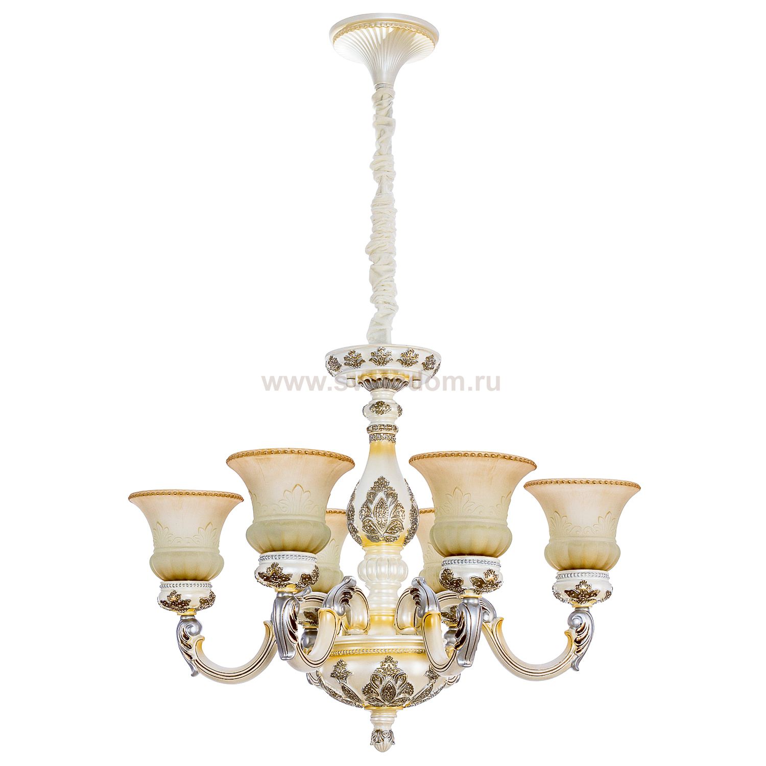 Люстра классическая Экономсвет 33056/6WT WT