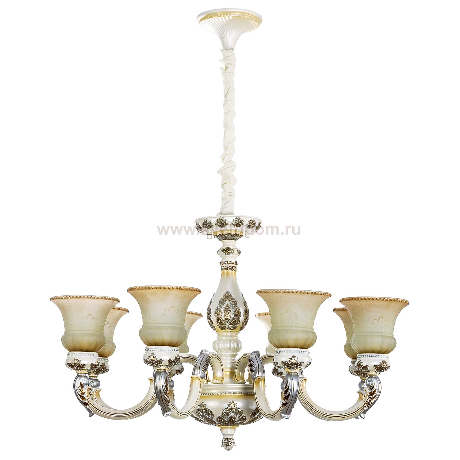 Люстра классическая Экономсвет 33056/8WT WT