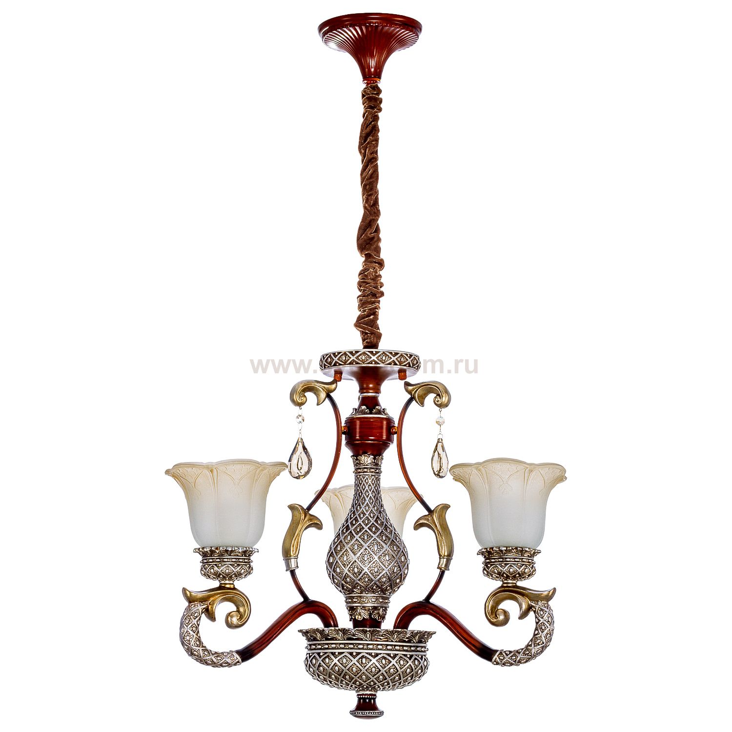 Люстра классическая Экономсвет 33059/3SL WT