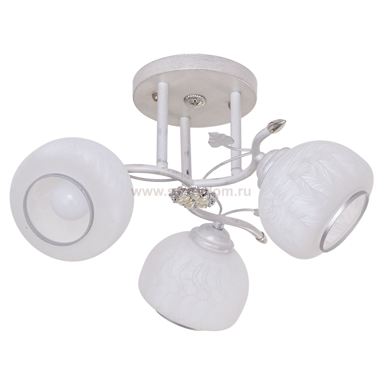 Потолочный светильник Экономсвет 3307/3SL WT+SL