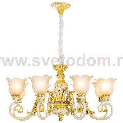 Люстра классическая Экономсвет 33090/8YL YL