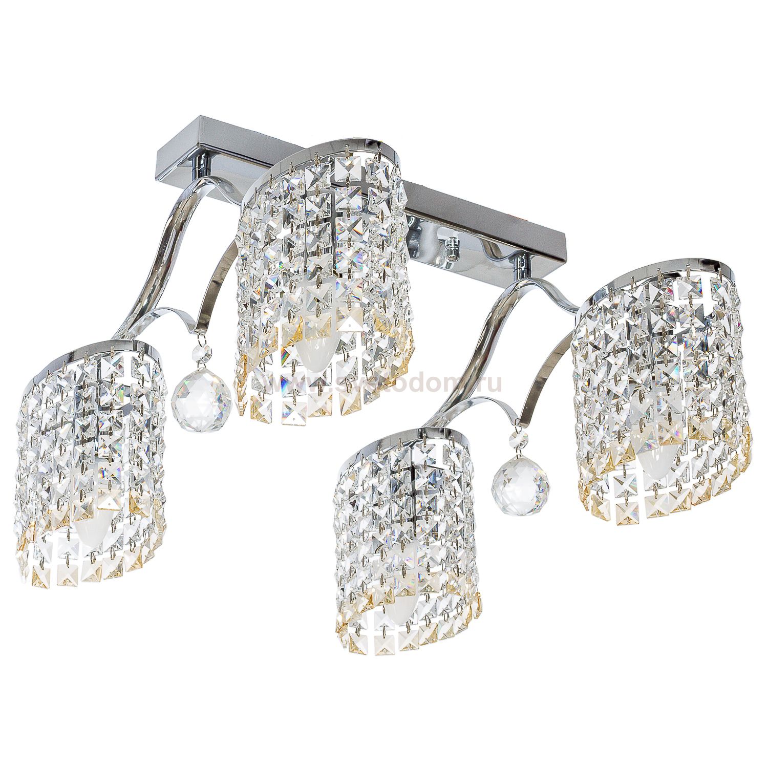 Светильник ЭкономСвет 33146/4CR CL GY