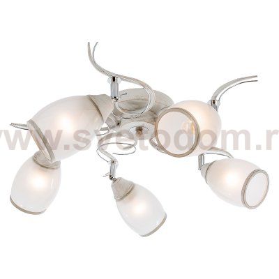 Светильник ЭкономСвет 33178/5WT+CR WT