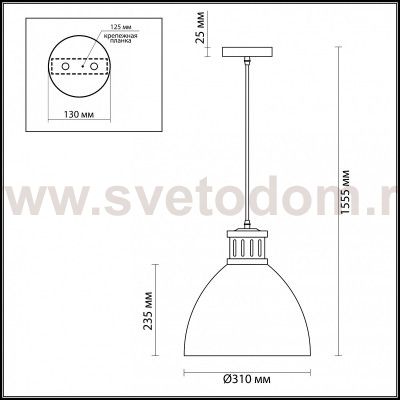 Подвесной светильник Odeon light 3321/1 VIOLA