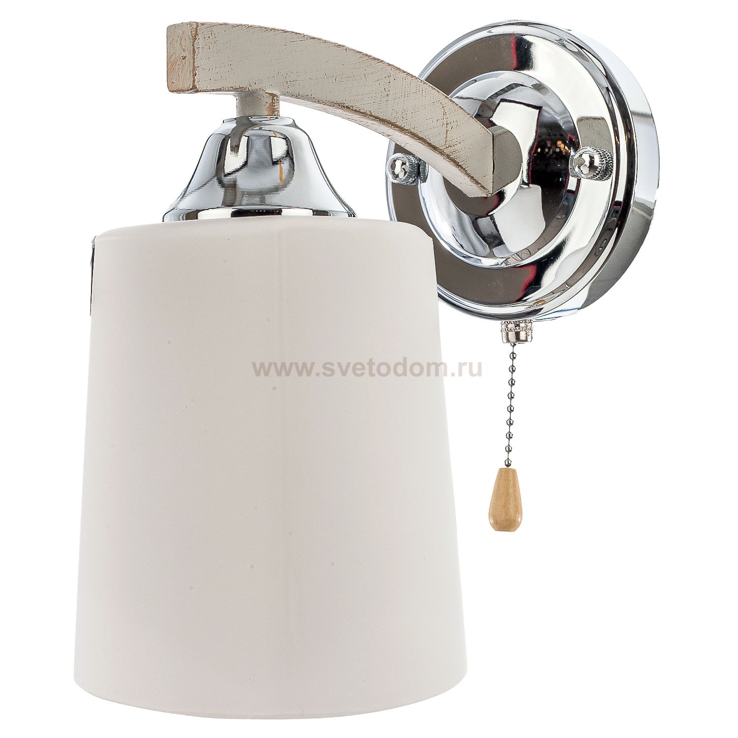 Настенный светильник Экономсвет 33218/1wCR+WT WT