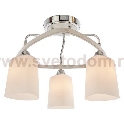 Потолочный светильник Экономсвет 33218/3CR+WT WT