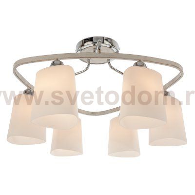 Потолочный светильник Экономсвет 33218/6CR+WT WT
