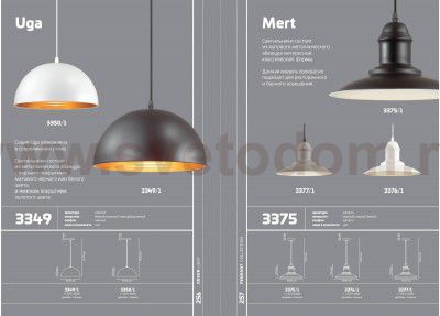 Подвесной светильник Odeon light 3349/1 UGA