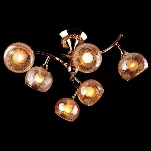 Люстра Eurosvet 3353/6Н золото/коричневый