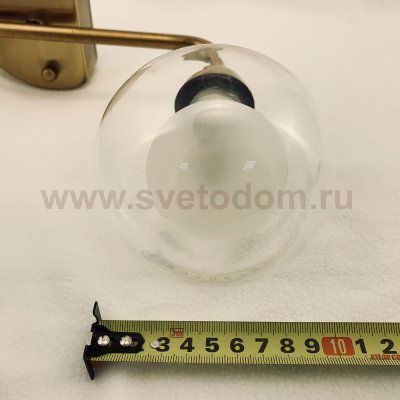 Плафон стекло шар 100мм под резьбу G9 20мм Divinare 3360 DALLAS