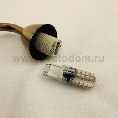 Плафон стекло шар 100мм под резьбу G9 20мм Divinare 3360 DALLAS