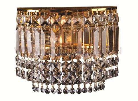 Светильник Eurosvet 3365/2 золото/прозрачный хрусталь Strotskis