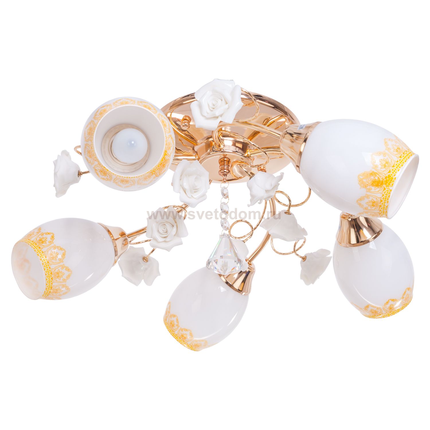 Люстра классическая Экономсвет 33830/5FGD BR