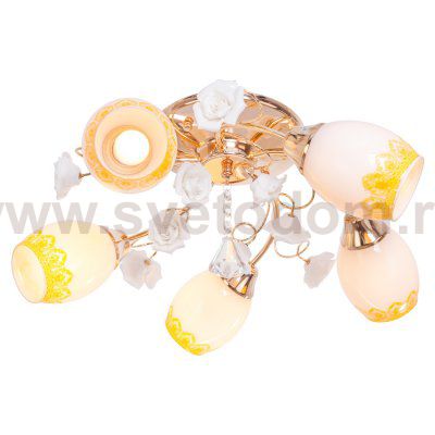 Люстра классическая Экономсвет 33830/5FGD BR