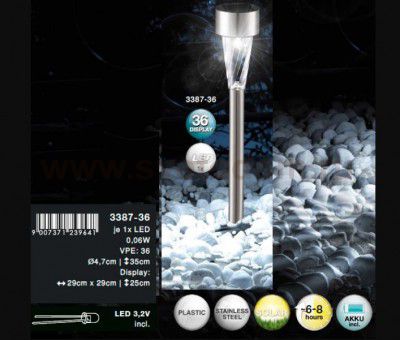 Светильник на солнечной батарее Globo 3387-36