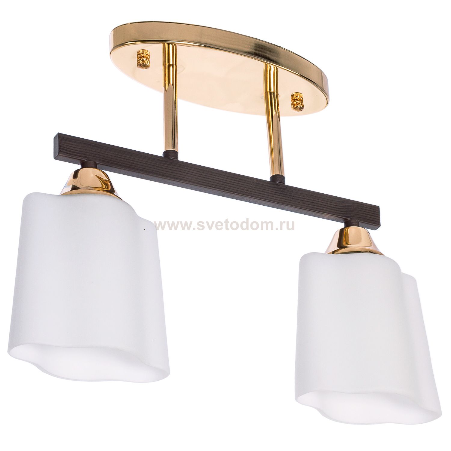 Светильник ЭкономСвет 33888/2FGD+BR WT*10