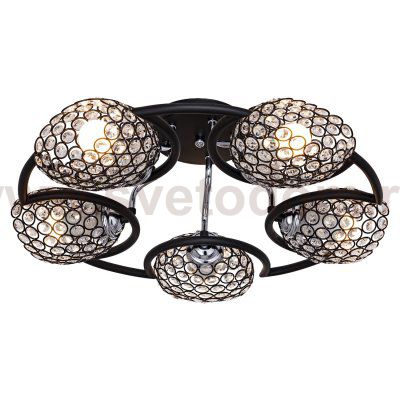 Потолочный светильник 33916/5BK+CR BK+CL Экономсвет