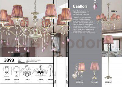 Настольная лампа Odeon light 3393/1T GAELLORI