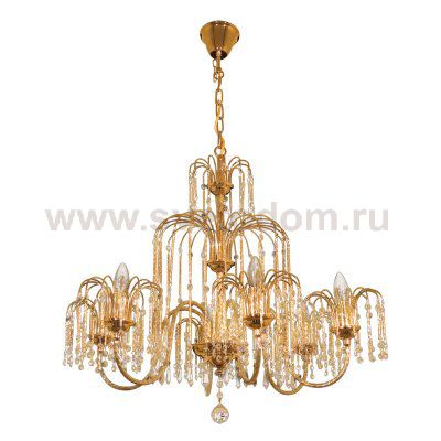 Люстра в золоте Chiaro 340010906 Диана
