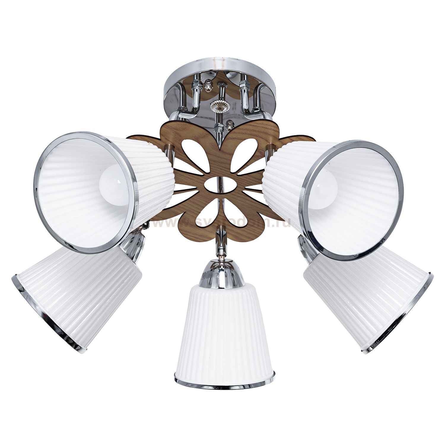 Потолочный светильник Экономсвет 342LM/5CR WT