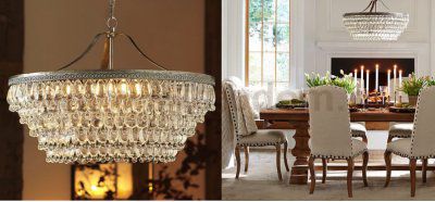 Подвесная Люстра Clarissa Glass Drop Petite Round Chandelier By Imperiumloft